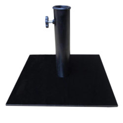 Charles Bentley 9kg Metal Square Patio Base Stand - Black